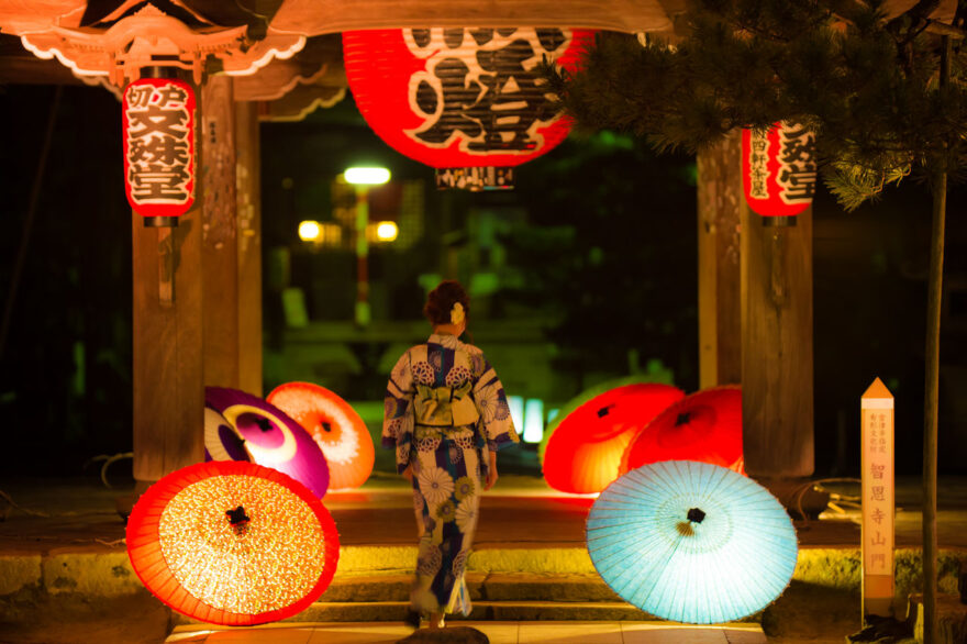 【宮津】光に浮かぶ天橋立！天橋立まち灯り　～9月2日(日)